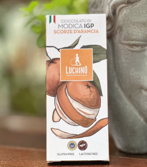 Cioccolato di Modica alle SCORZE D'ARANCIA